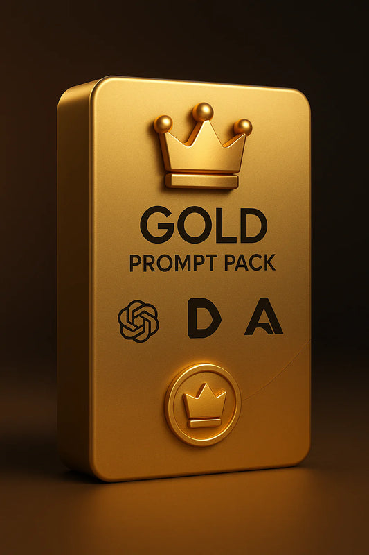 FORFAIT 6 Months - Gold Prompt Pack